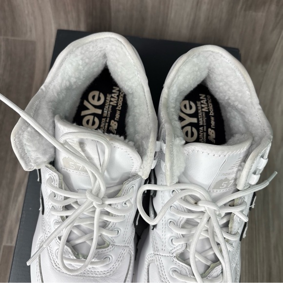 New Balance White High-Top Sneakers main image 5